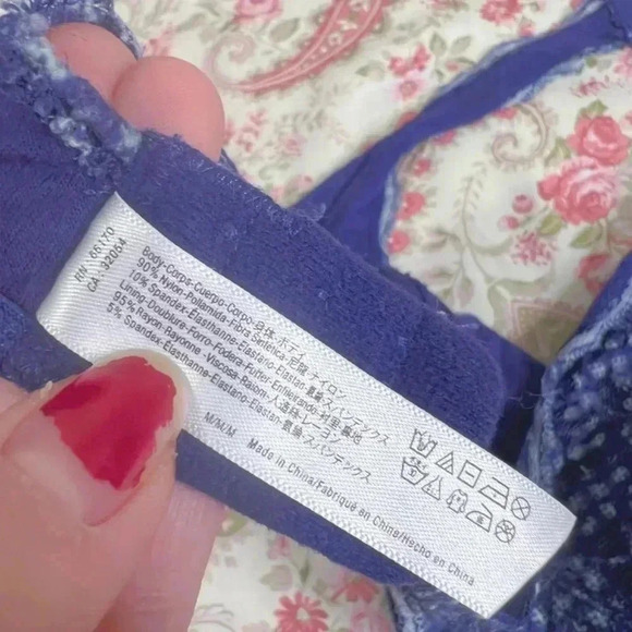 Pins and Needles Dark Blue Lace Bralette - Picture 5 of 5